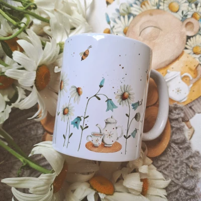 Cup "Chamomile Hedgehog"