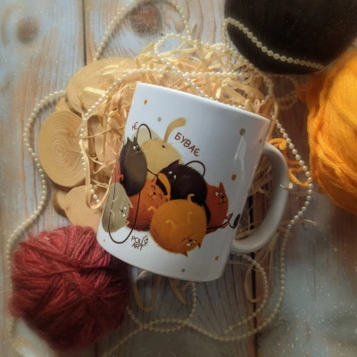 Cup "There are not many cats"
