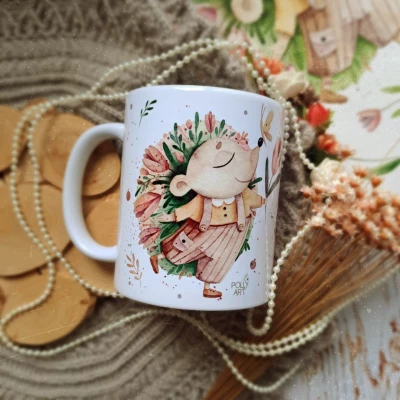 Cup "Spring Hedgehog"
