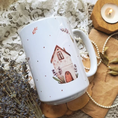 Cup "Girl with Lavender"