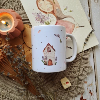 Cup "Girl with Lavender"