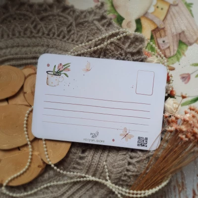 Postcard "Spring Hedgehog"