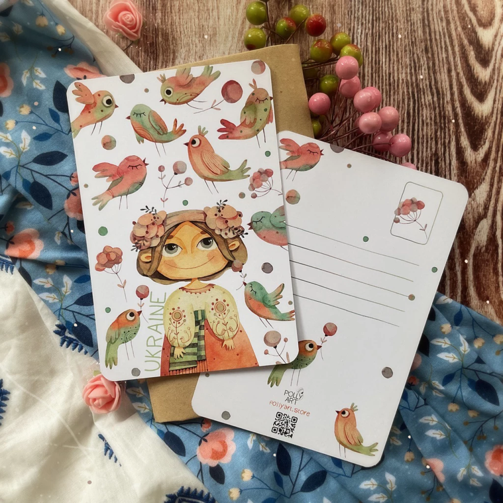 Spring postcard