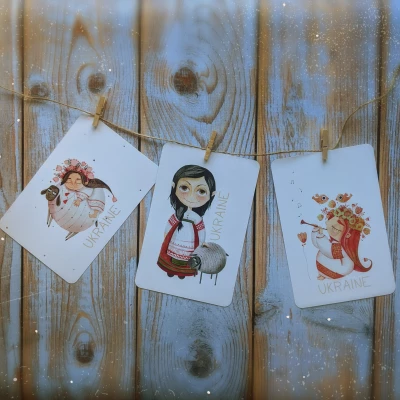 Set of postcards Ukraine