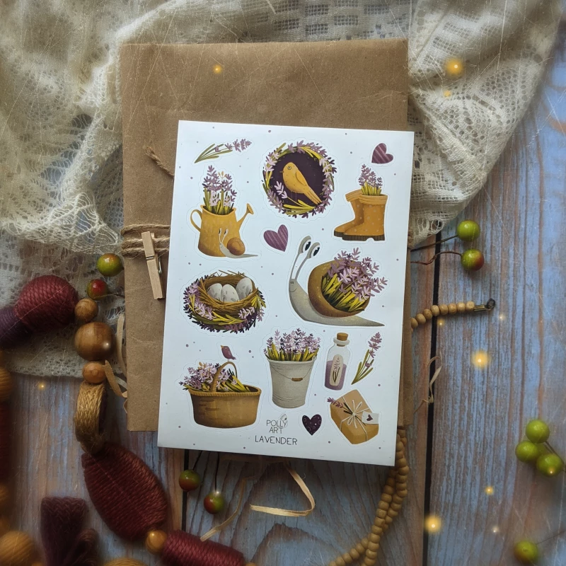 Lavender dreams sticker pack